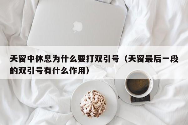 天窗中休息为什么要打双引号（天窗最后一段的双引号有什么作用）